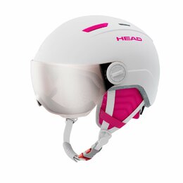 lyžařská helma se štítem MAJA VISOR WHITE lyžařská helma se štítem MAJA VISOR WHITE