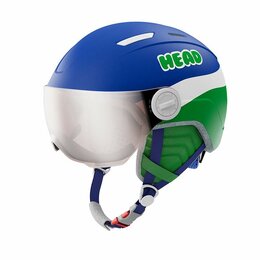 lyžařská helma se štítem MOJO VISOR BLUE/GREEN lyžařská helma se štítem MOJO VISOR BLUE/GREEN