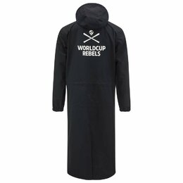 HEAD RACE WC REBELS Raincoat black- pláštěnka 2025/2026