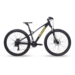 Dětské kolo HEAD Ridott 3.0 26" bkmatt/yellow 2025 S-RIDE 2x8