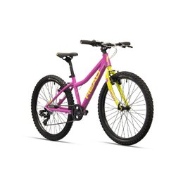 Dětské dívčí kolo HEAD Lauren 1.0 24" (pink-yellow) 2024 S-RIDE 1x8 