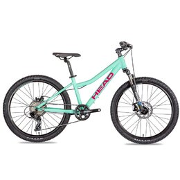 Dětské dívčí kolo HEAD Lauren 2.5 24" MINT/PINK 2026 SHIMANO 1x8 Dětské dívčí kolo HEAD Lauren 2.5 24" MINT/PINK 2026 SHIMANO 1x8