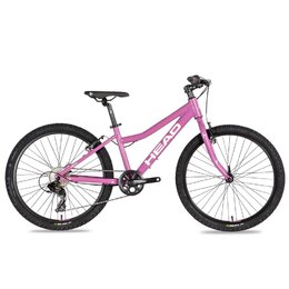 Dětské dívčí kolo HEAD Lauren 1.5 24" ROSE/WHITE 2026 SHIMANO 1x8 Dětské dívčí kolo HEAD Lauren 1.5 24" ROSE/WHITE 2026 SHIMANO 1x8