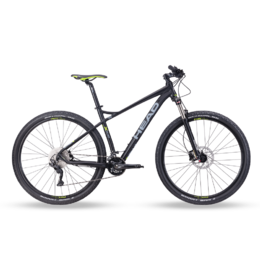 Horské kolo HEAD X-Rubi 2.0 29" bkmatt/green 2025 DEORE - DEORE 2x10, vzduchová vidlice s lock outem  