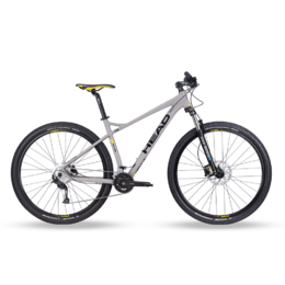 Horské kolo HEAD X-Rubi 1.0 29" greymatt/yellow 2025 ALIVIO - ACERA 2x9, AIR vidlice s lock outem