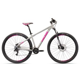 Dámské horské kolo HEAD Granger LADY 29" grey/pink 2026 SHIMANO 2x9 