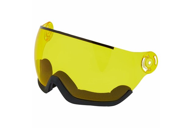 HEAD náhradní sklo k helmám KNIGHT / QUEEN VISOR YELLOW