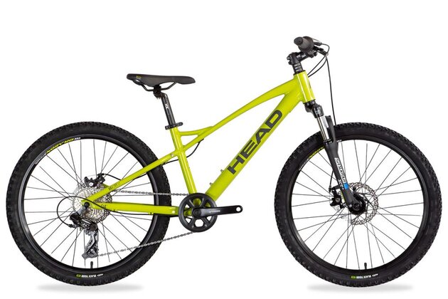 Dětské kolo HEAD Ridott 2.5 24" GREEN/GREY 2026 SHIMANO 1x8 