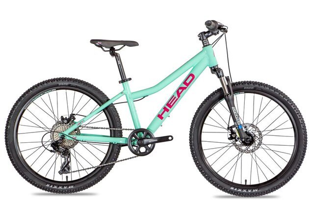 Dětské dívčí kolo HEAD Lauren 2.5 24" MINT/PINK 2026 SHIMANO 1x8  