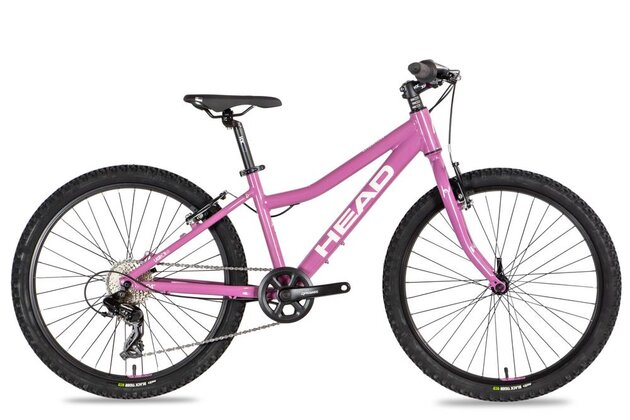 Dětské dívčí kolo HEAD Lauren 1.5 24" ROSE/WHITE 2026 SHIMANO 1x8  